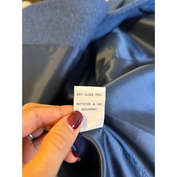 Talbots Women's Size 16 Blazer Jacket 100% Wool Blue Professional Career - Picture 14 of 14